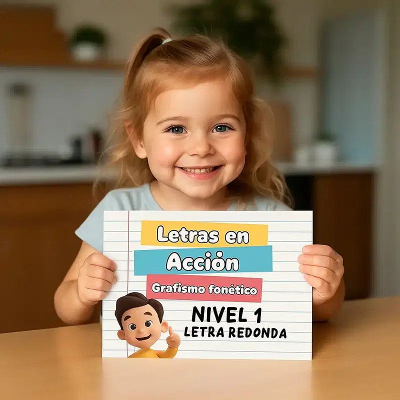Niña con cuaderno